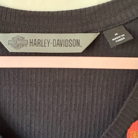 Harley-Davidson Black Ribbed Top - Picture 6 of 7